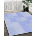 thumbnail image 3 of Ahgly Company Machine Washable Indoor Rectangle Transitional Sky Blue Area Rugs, 7' x 10', 3 of 7