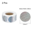 thumbnail image 2 of Uxcell 2 Rolls Shiny Round Stickers 1 Inch Self-Adhesive Label, Light Blue(C-57-25), 2 of 5