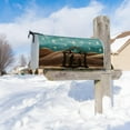 thumbnail image 5 of Winter Christmas Jesus Nativity Scene Decoration Mailbox Cover with Magnetic Strip Mailbox Wraps Post Letter Box Cover Standard Size 21" X 18" for Garden Outdoor Yard Decor, 5 of 6
