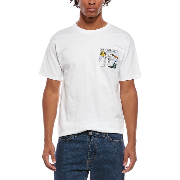 Obey mens T-Shirt, s, White