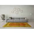 thumbnail image 3 of Ahgly Company Indoor Rectangle Medallion Yellow Traditional Area Rugs, 5' x 7', 3 of 4