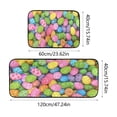 thumbnail image 2 of Easter Floor Mat Set, 2-Piece Nonslip Door Mat for Entryway, Rabbit Print Holiday Floor Mats, Absorbent Low-Profile Rug for Bathroom and Kitchen, Seasonal Home Decor^, 2 of 6