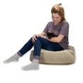 thumbnail image 2 of Jaxx Brio Large Décor Floor Pillow / Meditation Yoga Cushion, Plush Microvelvet, Camel, 2 of 5