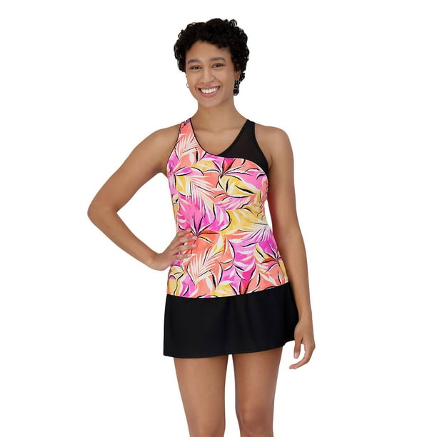 Tankini Top Zeroxposur Women's Swim Set With Board Short