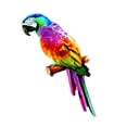 thumbnail image 4 of Colorful Artificial Parrots Figurines Sculpture Animal Photo Props Hanging Miniature DIY Model For Yard Decoration style A, 4 of 7