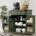 thumbnail image 4 of PLAMLE Kitchen Storage Cabinet with Drawer, Buffet Cabinet with Storable Door, Modern Floor Sideboard for Living Room,Cabinet for Kitchen Dining Furniture Sideboards Buffets, 4 of 6