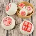thumbnail image 4 of Squishy Toys Dumpling Squishy Squishies Plain Bun White Bread Slow Rising Soft Dough Stress Relief Toy for Sensory Fun 4CM, 4 of 9