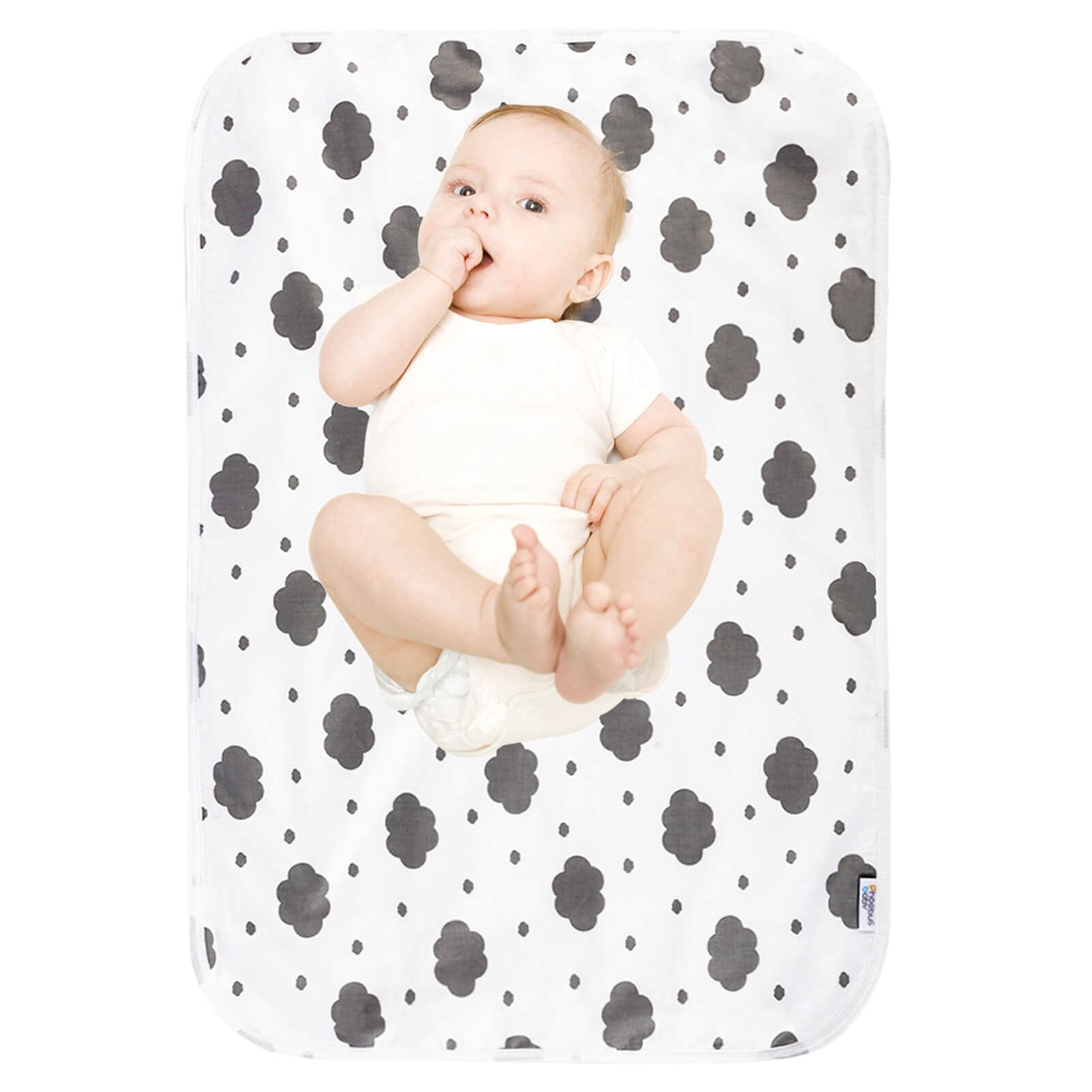 Baby Diaper Changing Pad 21 5 8 x 31.5 Waterproof Changing Pad Liners Reusable Soft and Absorbent Portable Changing Mat Cloud1PCS