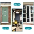 thumbnail image 7 of 14 Pack Door Corner Seals, White Exterior Door Jamb Weather Stripping, Wedge Draft Plugs, 2 x 1.5 inch Foam Seals for Noise Isolation and Weather Protection, 7 of 7