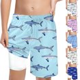 thumbnail image 2 of YUEHUA Kids Boys Swim Trunks Quick-Dry Beach Board Shorts Swimwear Bathing Suits 5-6 Years, 2 of 6