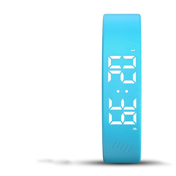(Bleu) Bracelet Intelligent Multifonction avec Podomètre; / & nbsp; Alarme de Vibration