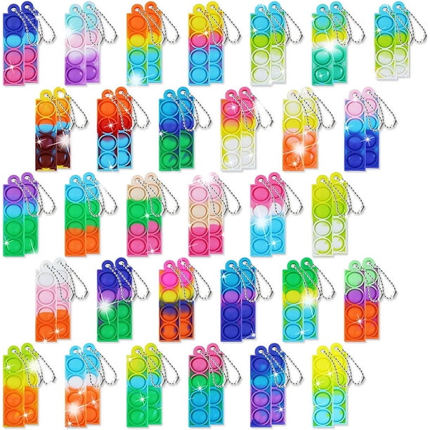 Mini llavero con colgante de mochila, juguete de descompresión musical con burbujas para los dedos, Mouse Killer Pioneer