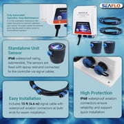 SEAFLO Ultrasonic Hull Defense System Prevents Barnacle & Algae Growth, Fully Automated 24/7 Protection, Protects Hull, Drives & Running Gear, Covers 400 sq.ft – (1-Transducer System)