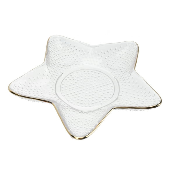 Glass Plate Transparent 1Pack 6.3x5.5x2in