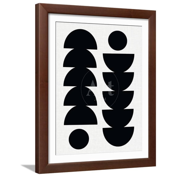 Tropical, Abstract Framed Art Print Wall Art by Seventy Tree