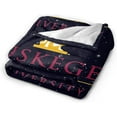 thumbnail image 2 of Tuskegee A University Logo Fleece Blanket, Very Soft Microfiber Flannel Blanket for Couch Warm and Cozy for All Seasons, 2 of 6