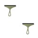 thumbnail image 3 of Wosthever cepillo de limpieza limpiaparabrisas herramienta de limpieza mano de obra fina práctico ABS ahorro de espacio fregador de pared Verde 2piezas, 3 of 6