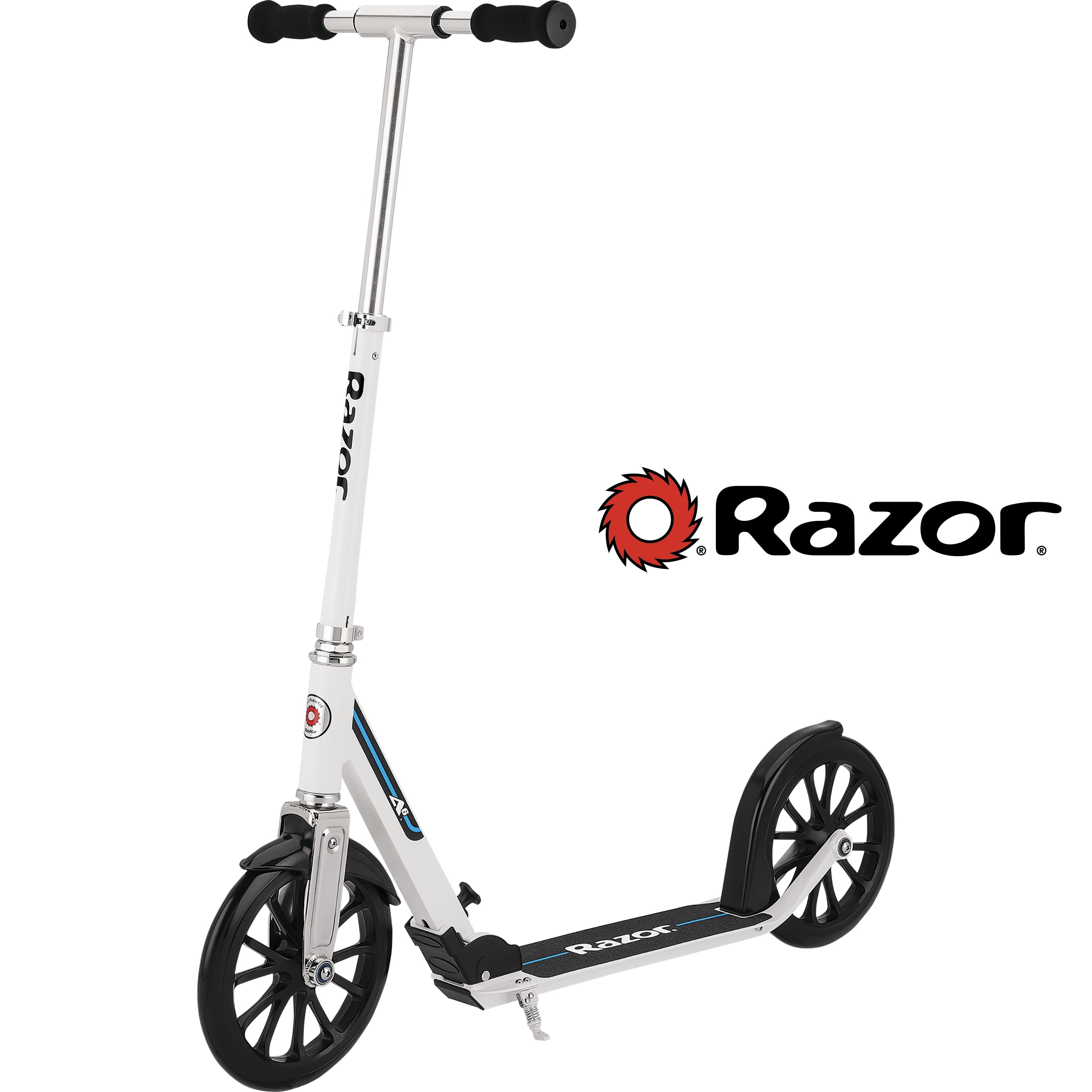Razor A6 Kick Scooter with Durable Extra Tall Handlebars and Deck