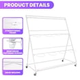 thumbnail image 4 of SHENCAIOU Flower Display Stand, 3-Layer Metal Flower Stand With 12 Flower Buckets, Movable Flower Stand, Suitable For Family Yard, Park (Color: White), 4 of 8