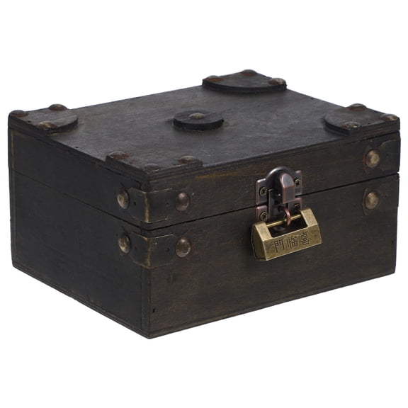 BESTYASH Retro Wooden Trinket Box Home Decor Wood 1Set