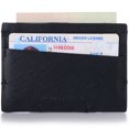 thumbnail image 2 of Alpine Swiss Double Diamond RFID Thin Card Case Leather Front Pocket Wallet, 2 of 7