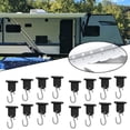 thumbnail image 6 of Piping Strip Hooks, Pack of 16 RV Awning Hooks, Camping Piping Rail Hook, 6 of 6