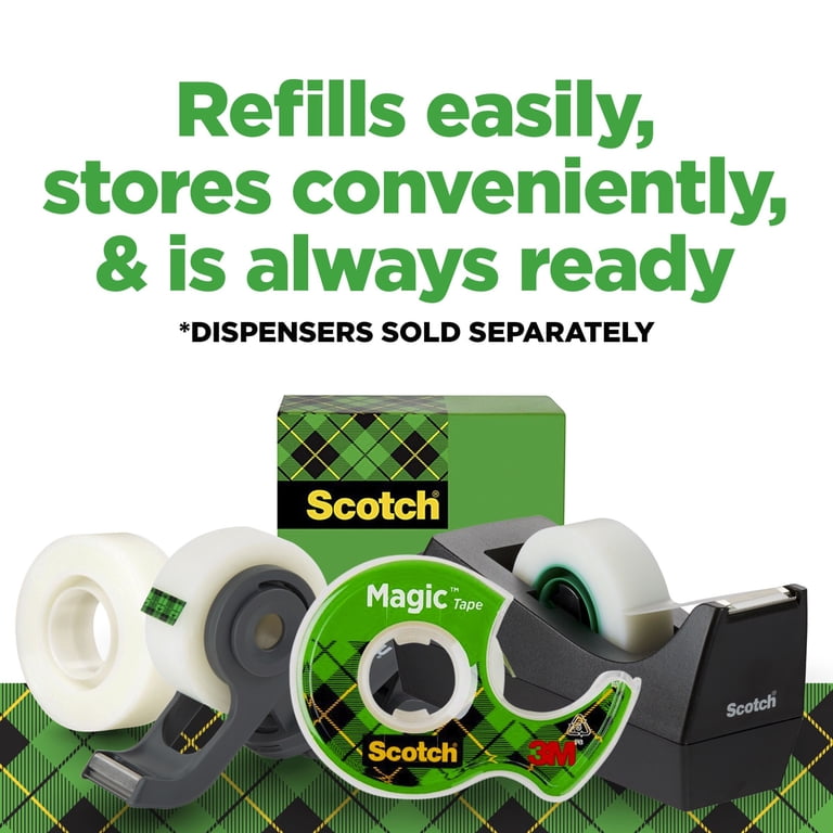 Scotch® Magic™ Tape, 3/4" x 650", Pack of 6 - MMM6122 Scotch® Magic™ Tape, 3/4" x 650", Pack of 6 - MMM6122