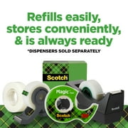 Scotch Magic Tape Refill, 1/2 in. x 1,296 in., 3 Boxes/Pack