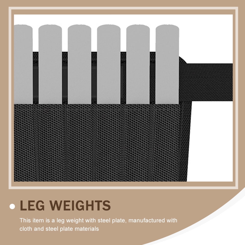 NICEXMAS 1 Set of Ankle Leg Weights Ankle Weights Steel Plate Fitness Leg Weights Running Equipment