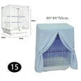 thumbnail image 7 of Multi-sizes Large Bird Cage Cover Sunscreen Warm Dust Cover Winter Pet Bird Parrot Cage Shading Pet Products Bird Supplies (09,as shown), 7 of 7