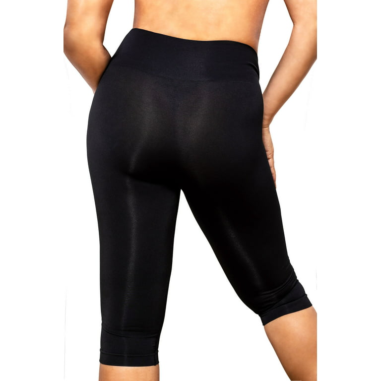 FarmaCell BodyShaper 604Y (Black, XL) Capri Leggings for Women, Anti  Cellulite, Shapewear, Slimming 3/4 leggings, Shaping, Mid Waist