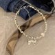 thumbnail image 4 of Pulsera de lazo, pulsera de perlas de plata rota con diseño de nicho de plata de ley S925, 4 of 5