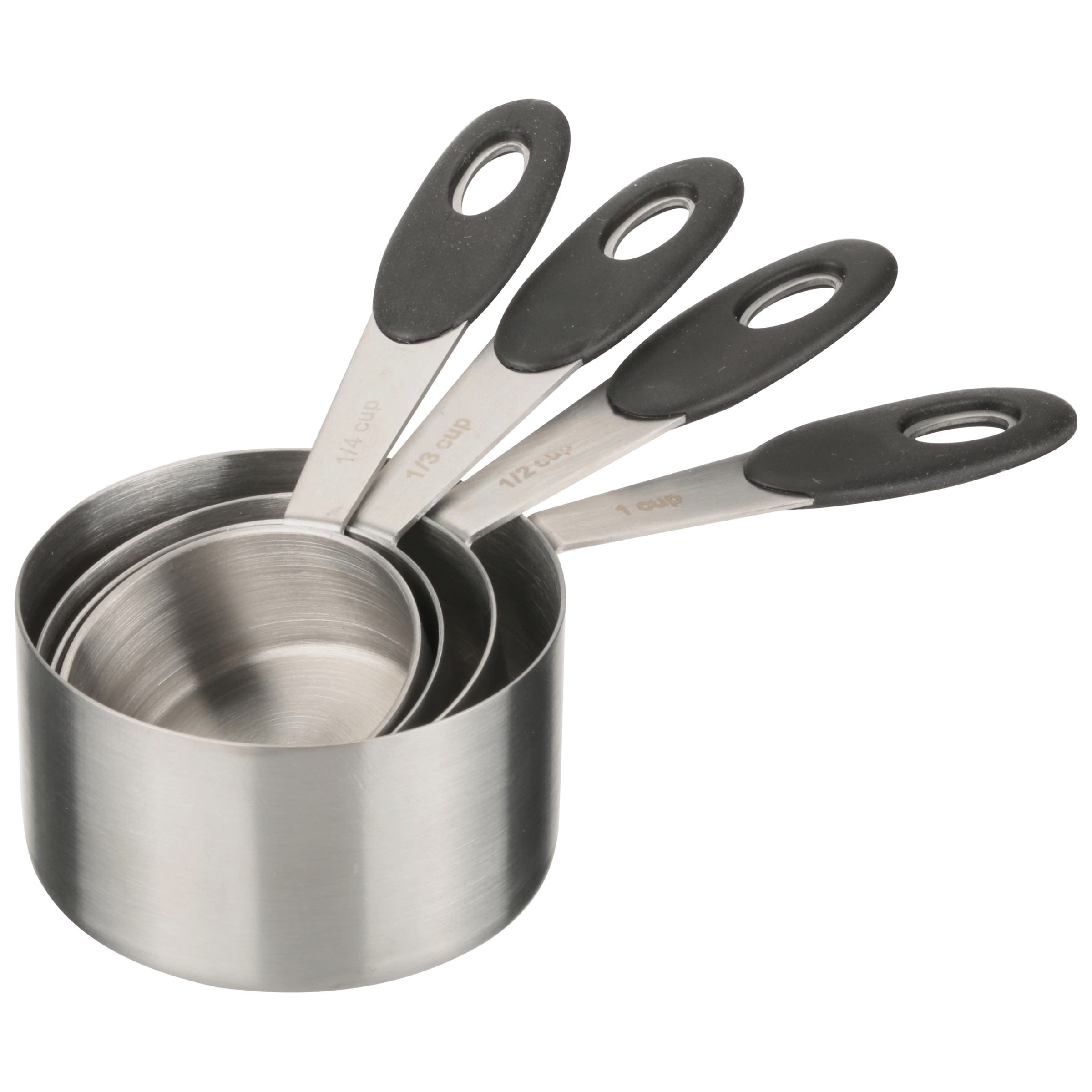 Oneida Pro Stainless Steel Measuring Cups, 4 Piece