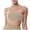 Khaki Sports Bras, variant on Plus Size One Shoulder Bras for Women,High Impact Wireless Breathable Push Up Everyday Bras