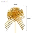 thumbnail image 2 of 20pcs 8 Inch Large Organza Pull Bow Metallic Chiffon Gift Wrapping Bows Ribbon, Gold/White/Silver/Purple, 2 of 6