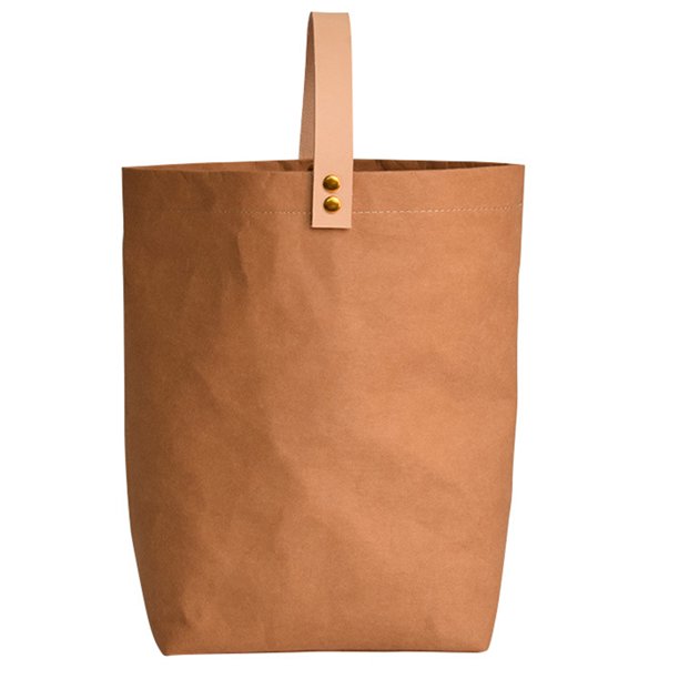 Bolsa de vino resistente, bolsa de regalo, papel kraft lavado, reutilizable, soporte para bolsa de vino