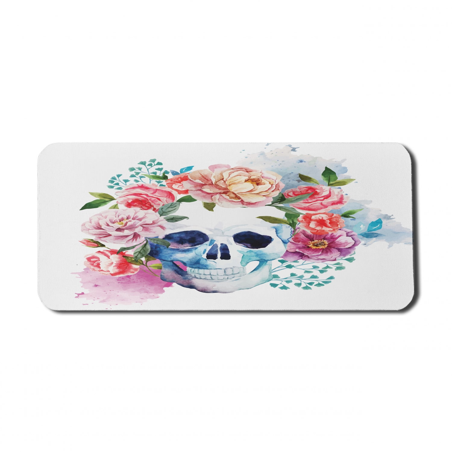 computer accessories quality design Colorful abstract mouse pad Watercolor Skull Cute personalized high quality smooth no stick mouse pad