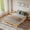 Pine, variant on Minimalist Wave Design Wooden Platform Bed Frame – Low Profile Floor Bed, Sturdy Slats, Noise-Free, No Headboard, No Box Spring Needed, Easy Assembly, Full Size, Pine