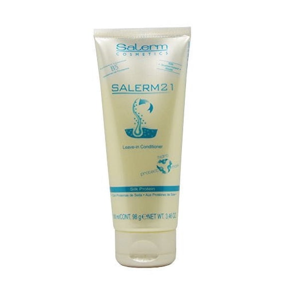 Salerm 21 LEAVE-IN Conditioner, B5 Provitamin Lipsomes Silk Protein (w/ Comb) - 3.46 oz - travel size