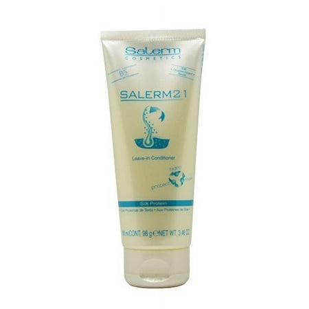 Salerm 21 LEAVE-IN Conditioner, B5 Provitamin Lipsomes Silk Protein (w/ Comb) - 3.46 oz - travel size