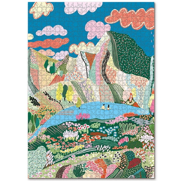 Journey of Something: Laguna - 1000 Piece Puzzle, Adult Jigsaw, 20 x 27.5" Assembled Size, Nature Water Scene, Artist Designed, Drawstring Bag