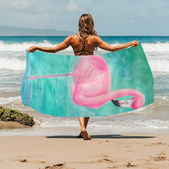Flamingo Life� Beach Towel