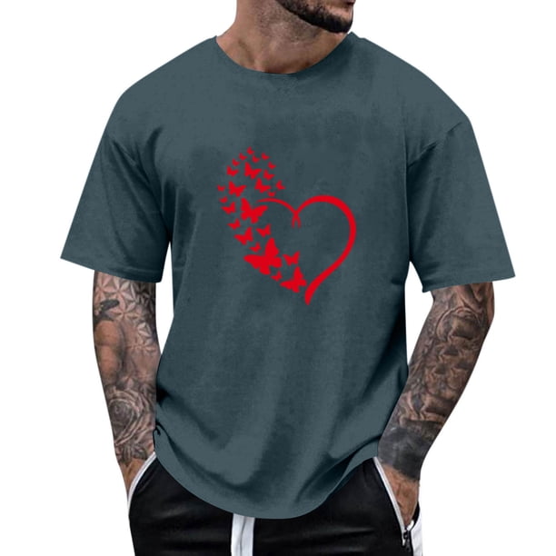 Tops para hombre, blusas y camisas de manga corta con cuello redondo para hombre, camisetas casuales con estampado de moda para hombre, blusa de manga corta, blusa de poliéster para hombre.