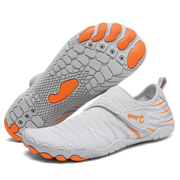 CHICVOMEY Mens Non-Slip Velcro Water Shoes Couple Quick-Dry Breathable Barefoot Shoes womens Lightweight Flexible Sport Shoes for Fishing Aqua Pool Snorkeling