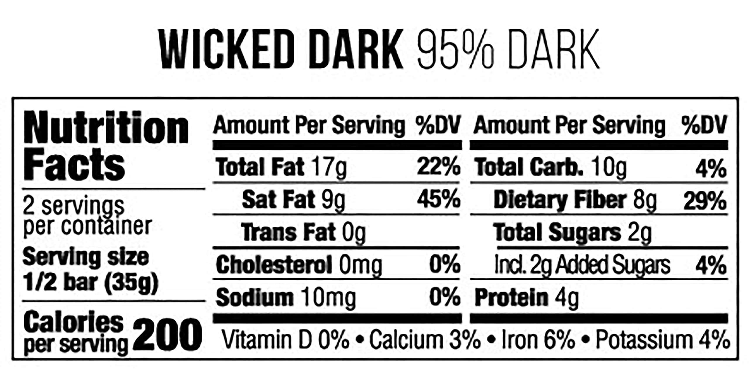 Taza Chocolate Organic Amaze Bar 95% Stone Ground, Wicked Dark, 2.5 Ounce (10 Count), Vegan