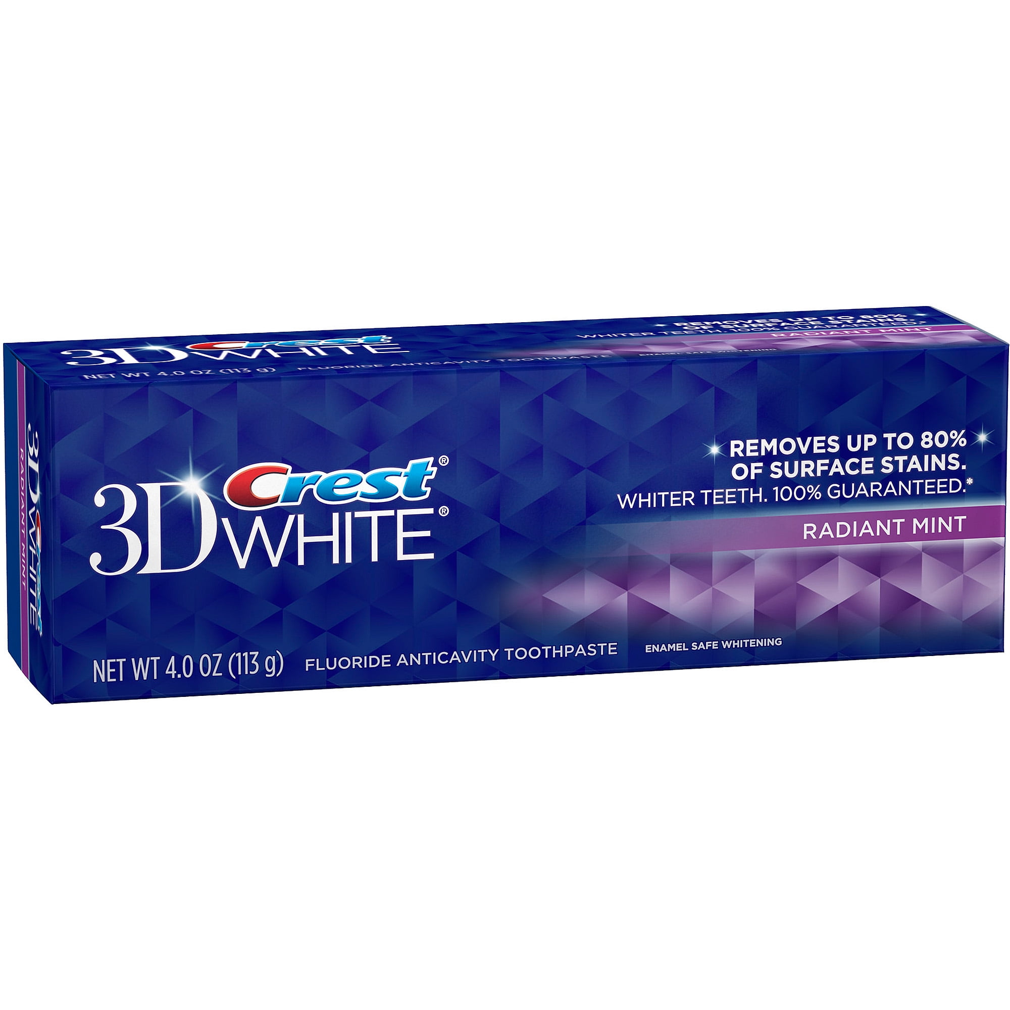Crest 3D White Radiant Mint Whitening Toothpaste, 4 Oz