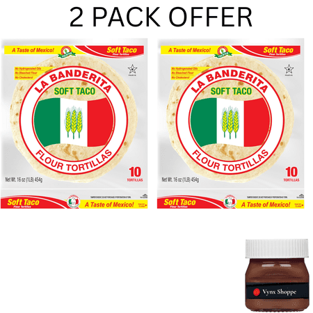 La Banderita Soft Taco Flour Tortillas, 16 oz, 10 Count