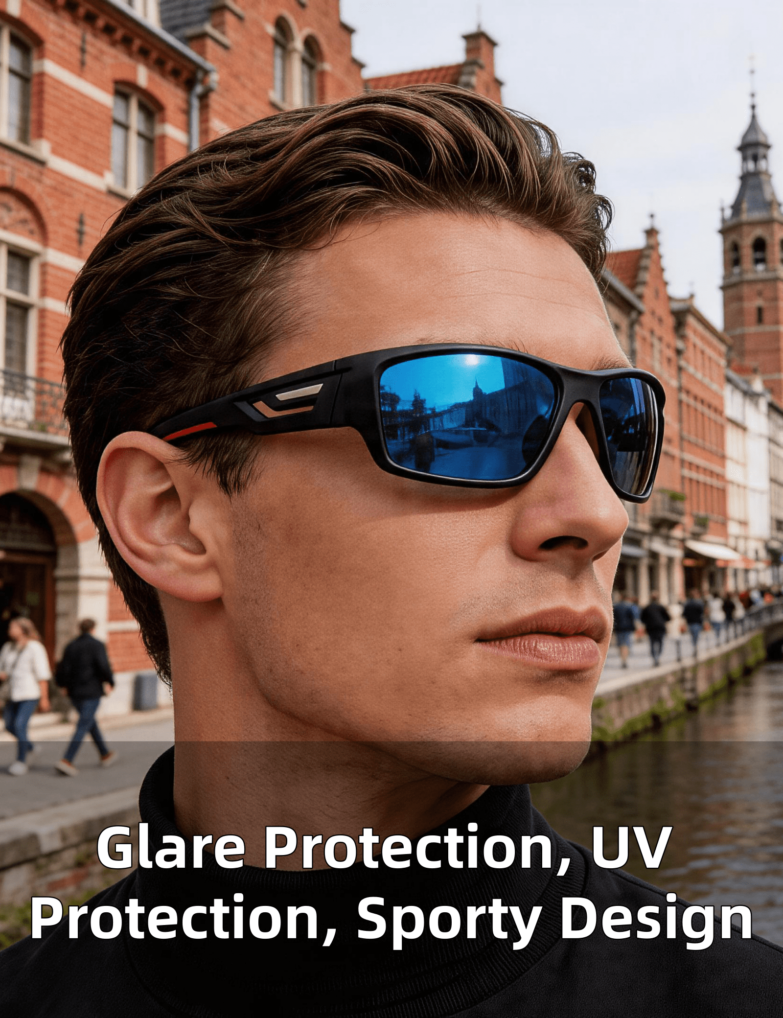 PUKCLAR Polarized Sports Sunglasses for Men And Women