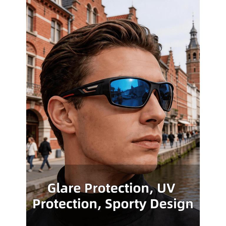 PUKCLAR Polarized Sports Sunglasses, UV400 Protection photo 5