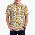 thumbnail image 2 of Salouo Giraffes Head for Men's Short Sleeve Polo Shirts,Polo Shirts for Men Performance Short Sleeve Golf Shirt Athletic Casual Collared T-Shirt-Large, 2 of 8